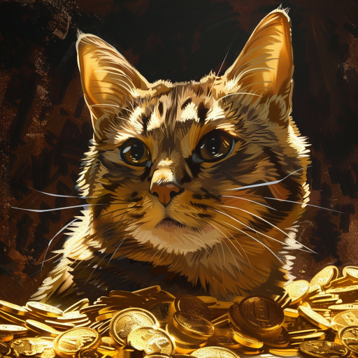 Burning cat coins